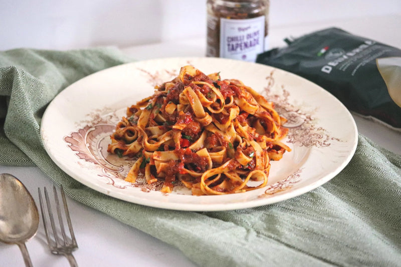 Pasta puttanesca – Bippi Foods Italian recipe