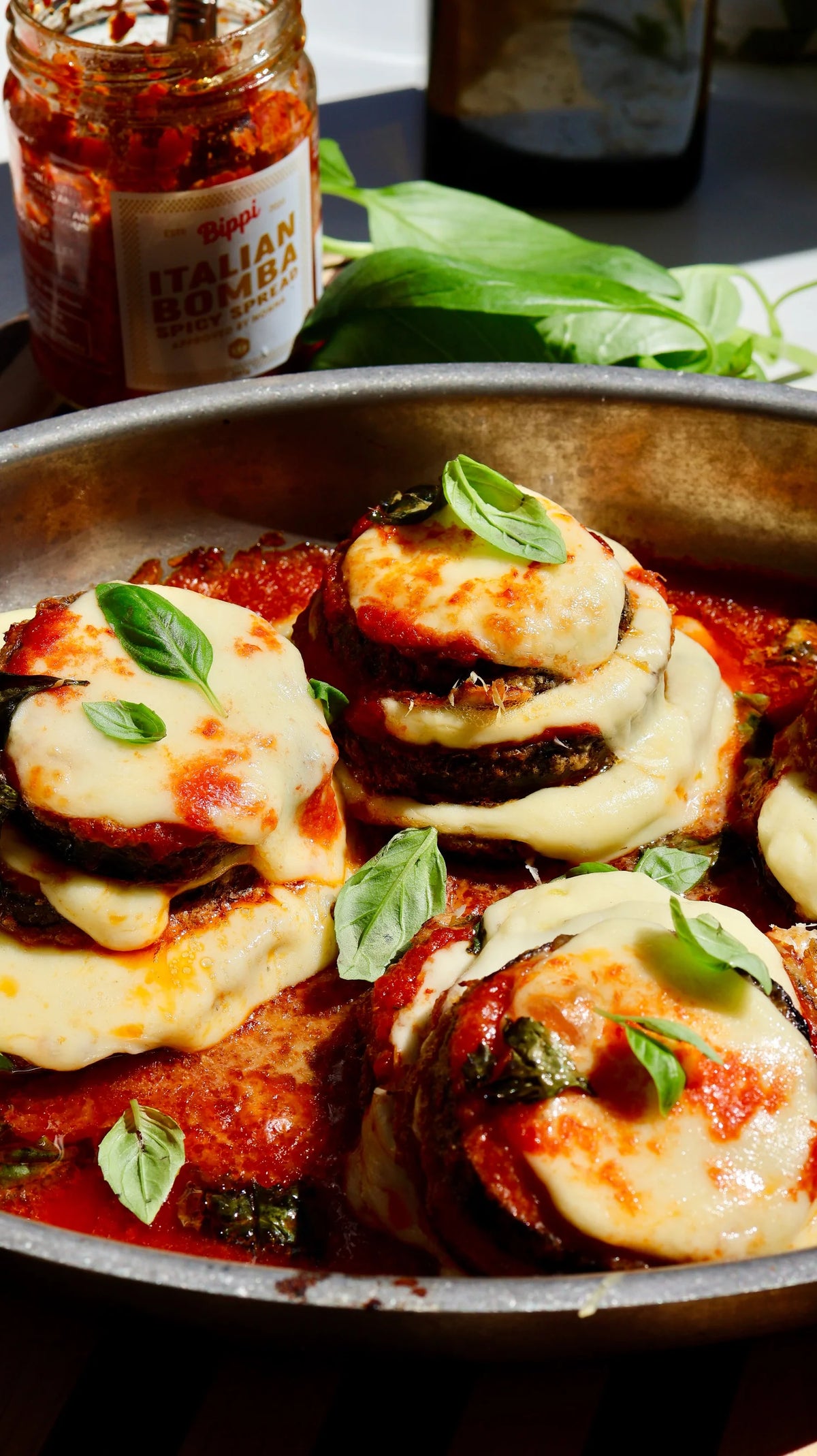 Mini eggplant parmigianas – Bippi Foods Italian recipe