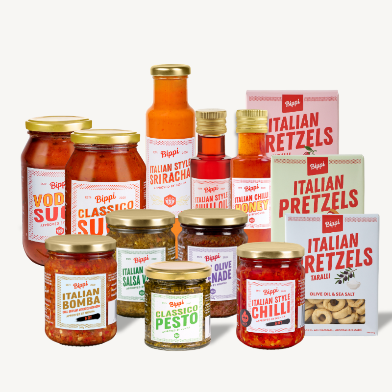 Bippi La Famiglia Pack of Italian condiments