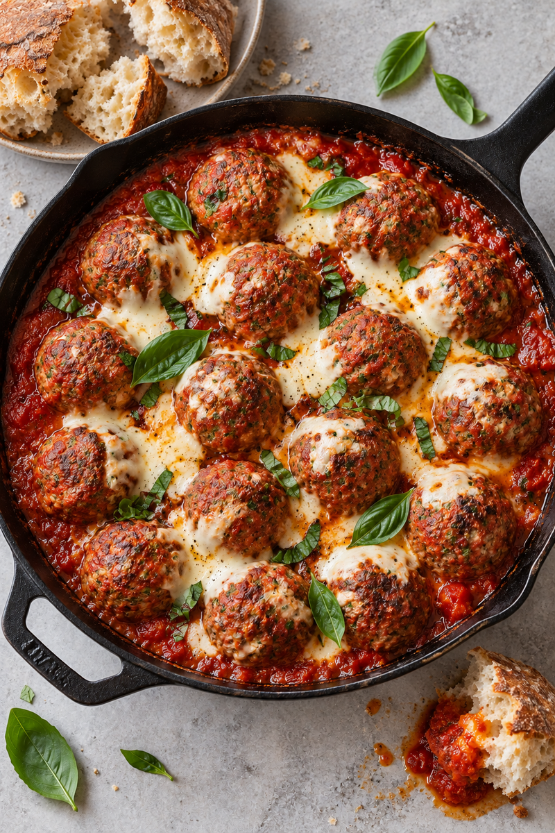 Nonna's Baked Polpette