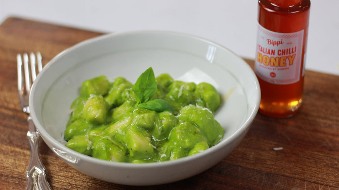 Chilli Honey Pesto Gnocchi