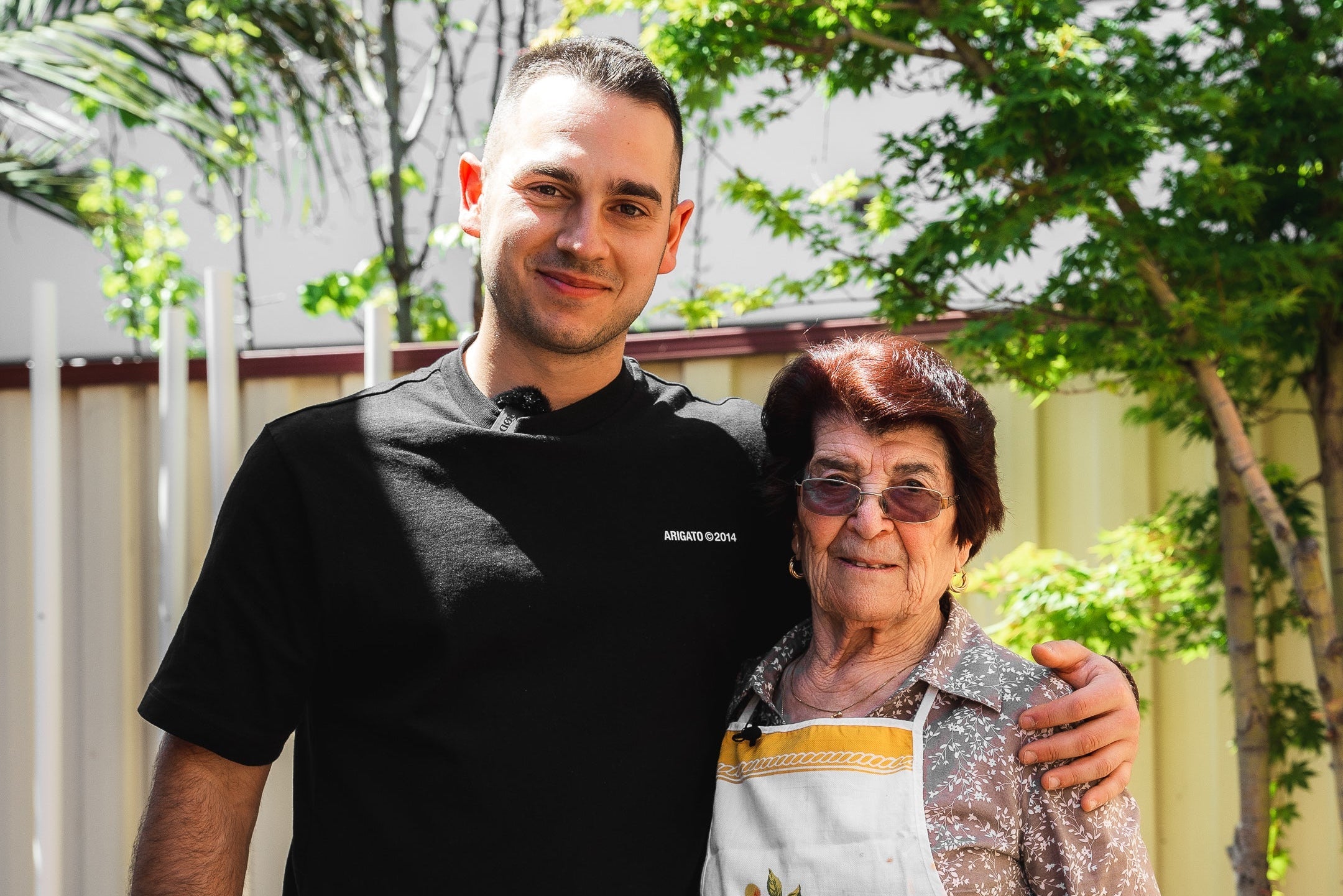 Bippi founder with Nonna Emilia in the kitchen