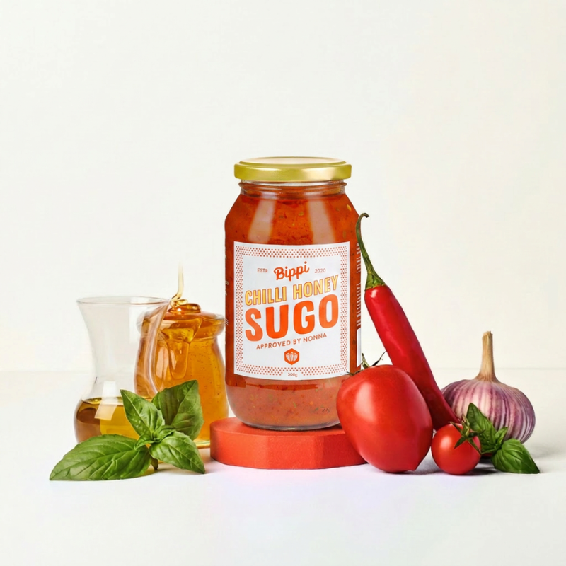 Bippi Chilli Honey Sugo ingredients label