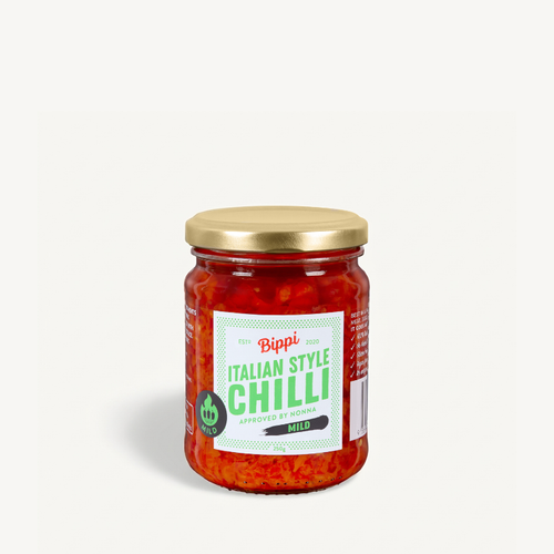 Jar of Bippi Italian Style Chilli Mild