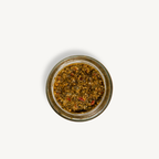 Back label of Bippi Chilli Pesto jar