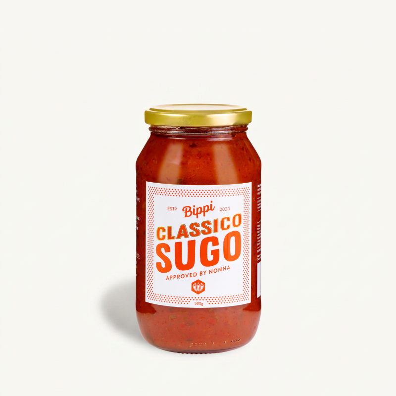 Jar of Bippi Classico Sugo pasta sauce