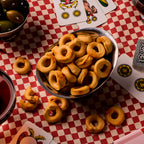 Bippi Italian Pretzels Chilli served in a bowl