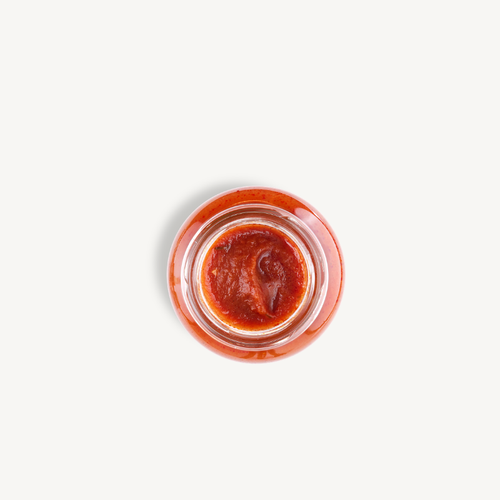 Back label of Bippi Italian Chilli Ketchup bottle