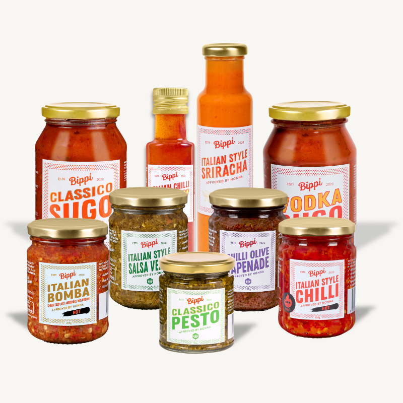 Bippi La Famiglia Pack of Italian condiments