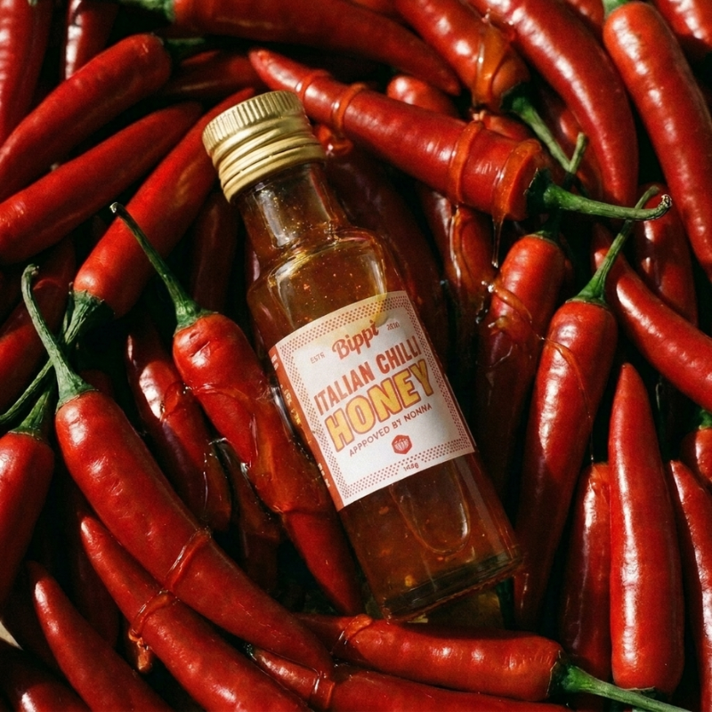Bippi Italian Chilli Honey serving suggestion
