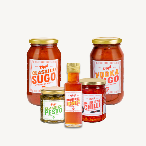 Bippi Nonna's Essential Pack of Italian condiments