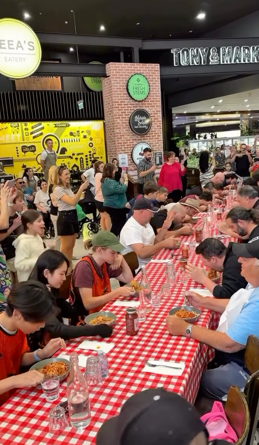 annual pasta eating competition