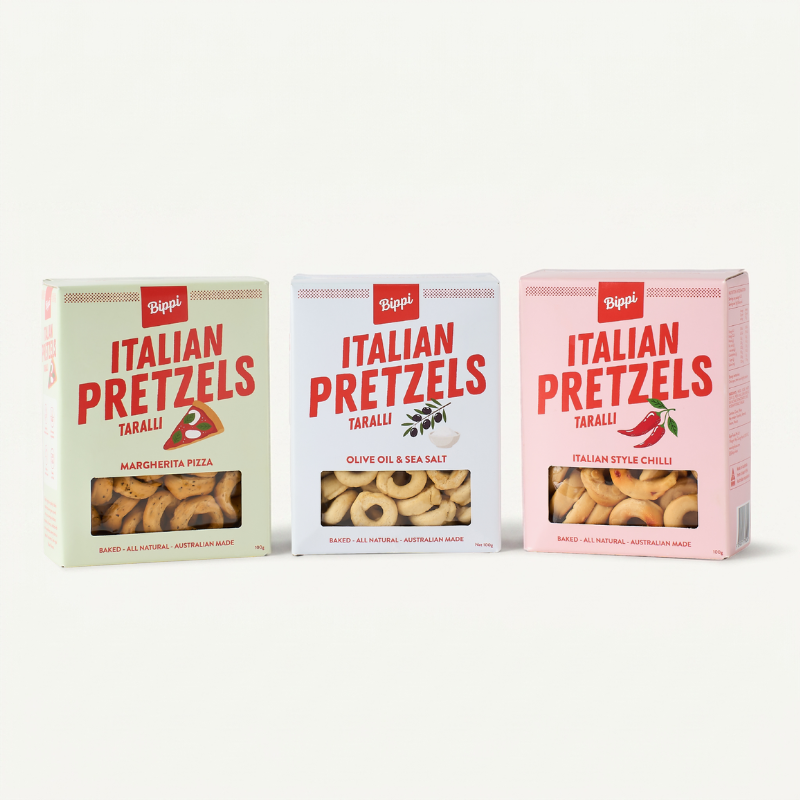 Bippi Taralli Trio – three flavours of Italian taralli